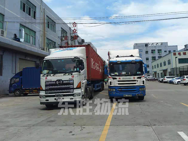 深圳東勝物流中港運(yùn)輸車隊運(yùn)輸案例圖